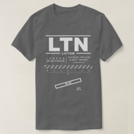 London Luton Airport LTN T-shirt