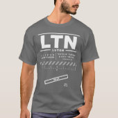 London Luton Airport LTN T-shirt (Voorkant)