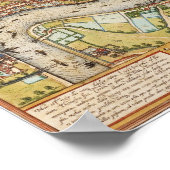 London Map 1572 Poster (Hoek)