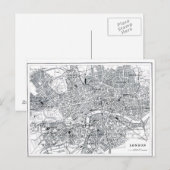 London Map Briefkaart (Voorkant / Achterkant)