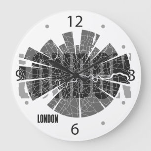 London Map Clock Grote Klok