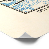 London Map - Marylebone, Baker Street Poster (Hoek)