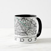 London Map Mug Mok (Voorkant rechts)