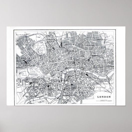 London Map Poster (Voorkant)