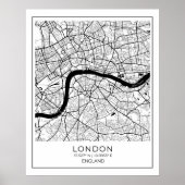 London Map Poster - London Wall Art  Decor (Voorkant)