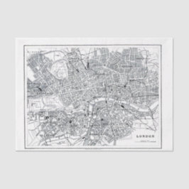 London Map Tissuepapier
