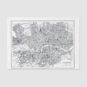 London Map Tissuepapier