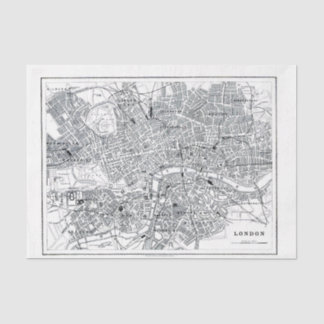 London Map Tissuepapier