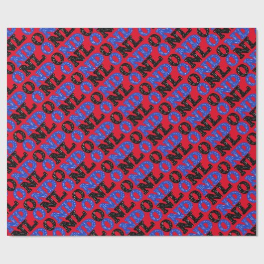 London Marker Cadeaupapier (Vlak)