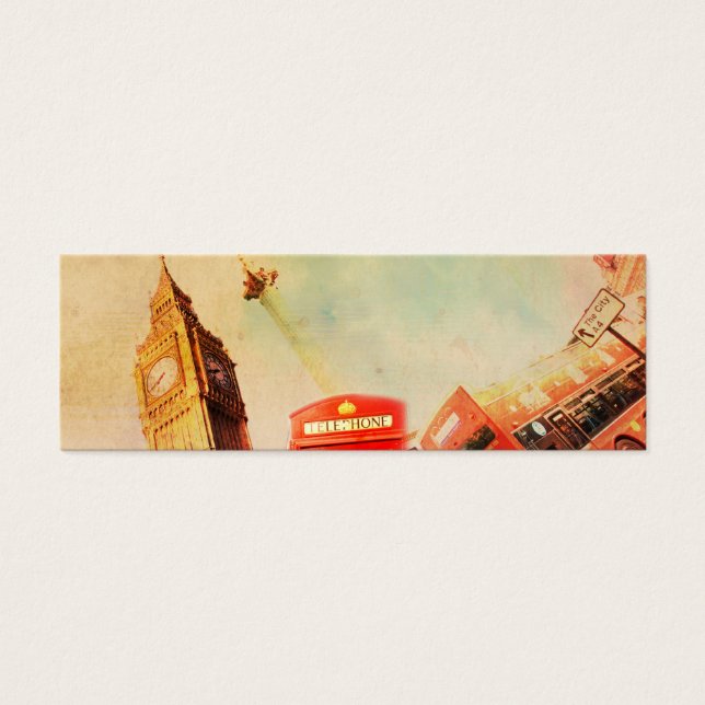London  mini visitekaartjes (Voorkant)