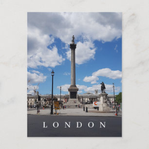 London Nelson Column uitzicht briefkaart