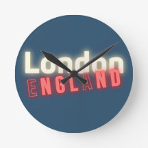 London Neon Lights Typography