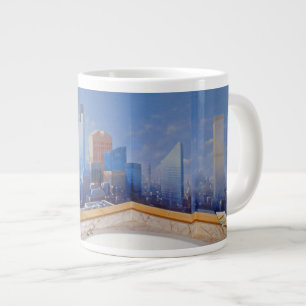 London New York Crash Grote Koffiekop