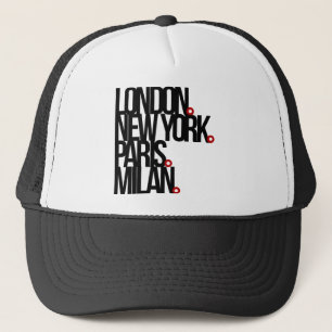 London New York Paris Milan Trucker Pet