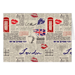 London Newspaper Pattern