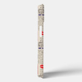 London Newspaper Pattern Case-Mate iPhone Case (Achterkant / Rechts)