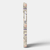 London Newspaper Pattern Case-Mate iPhone Case (Achterkant / Links)
