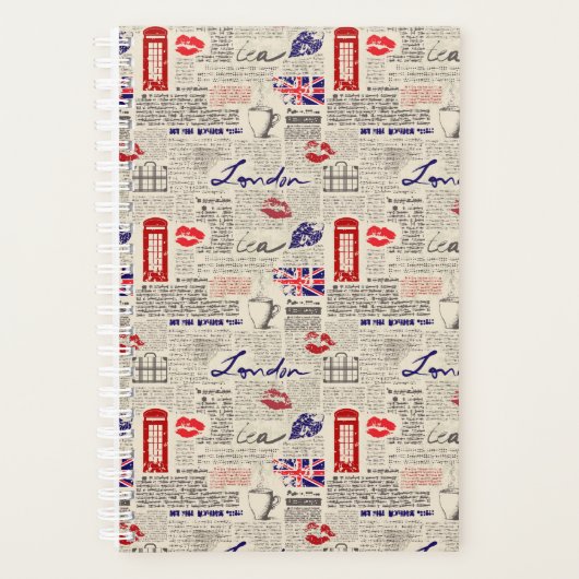 London Newspaper Pattern Planner (Voorkant)