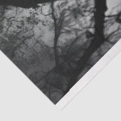 London Night Shot Street Black White Decoupage Tissuepapier (Detail)