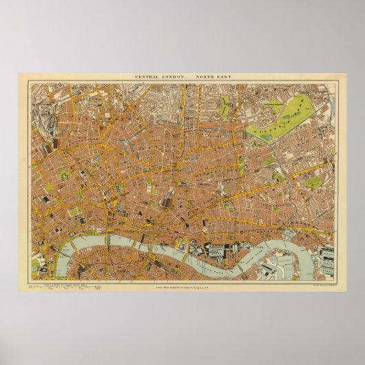 London Northeast Poster (Voorkant)