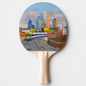 London Overground Ping Pong Paddles Tafeltennisbatje (Voorkant)
