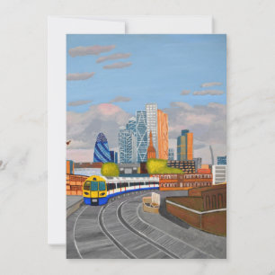 London Overground uitnodigingskaart Kaart