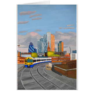 London Overland trein - Hoxton station
