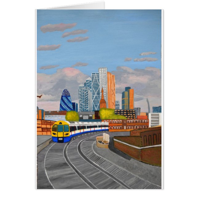 London Overland trein - Hoxton station (Voorkant)