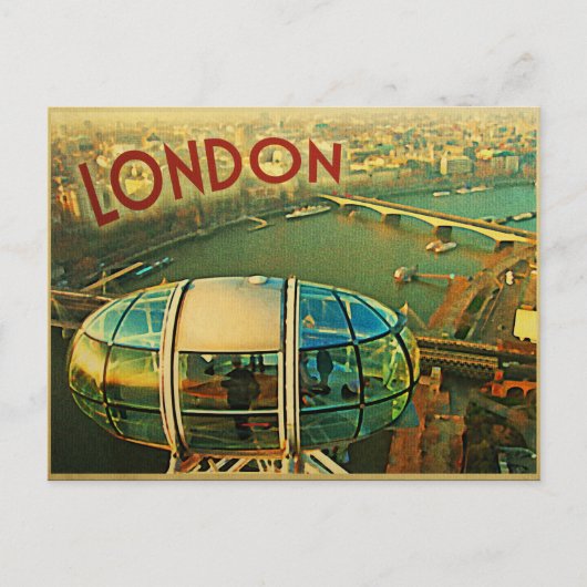 London Panorama Briefkaart (Voorkant)