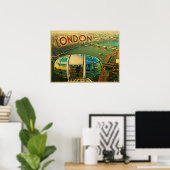 London Panorama Poster (Thuiskantoor)