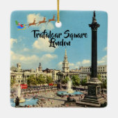 London Panoramic Kerstmis Ornament (Achterkant)