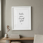 'London Parijs New York Repeat' Poster | Roze 8x10