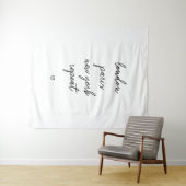 'London Paris New York Repeat' Wandkleed (In Situ (horizontaal))