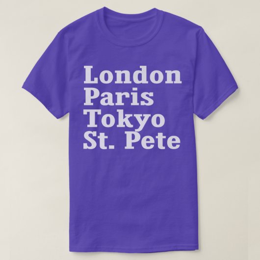 London Paris Tokyo St T-shirt (Design voorkant)
