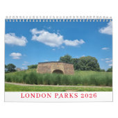London parks 2026 calendar kalender (Hoes)