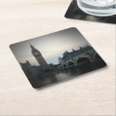 London-Parliament-Elizabeth Tower-Big Ben Kartonnen Onderzetters (Schuin)