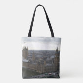 London Parliement Building & Big Ben Canvas tas (Achterkant)