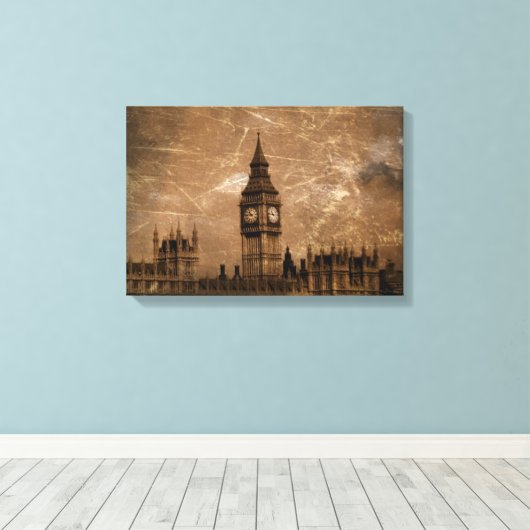 London Past Canvas Art (Insitu (Houten vloer))