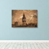 London Past Canvas Art Afdruk (Insitu (Houten vloer))