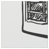 London Pattern Stof (Close Up)