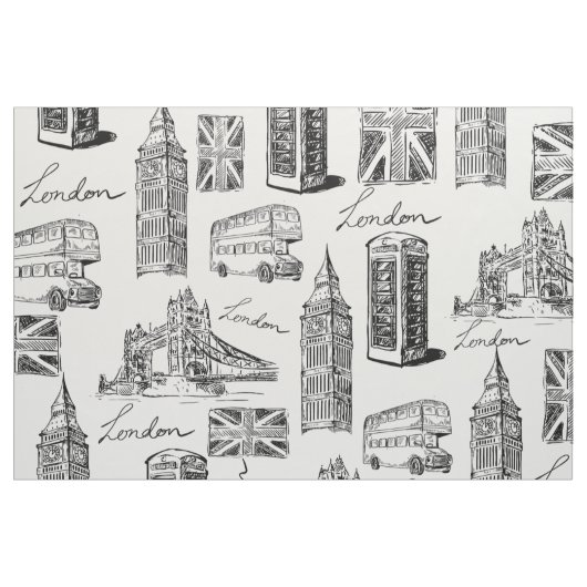 London Pattern Stof (Yard (91,4 cm))