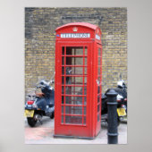London Phone Booth Poster (Voorkant)