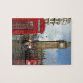 London Phone box & Big Ben (St.K.) Legpuzzel (Horizontaal)