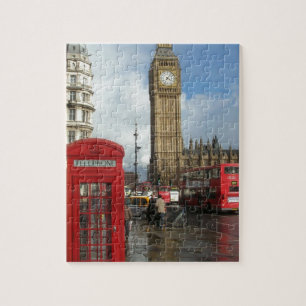 London Phone box & Big Ben (St.K.) Legpuzzel