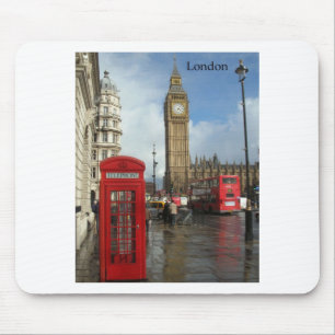 London Phone box & Big Ben (St.K.) Muismat