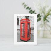 London Phone Box Briefkaart (Staand voorkant)