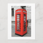 London Phone Box Briefkaart (Voorkant)