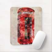 London Phone Box Muismat (Met muis)
