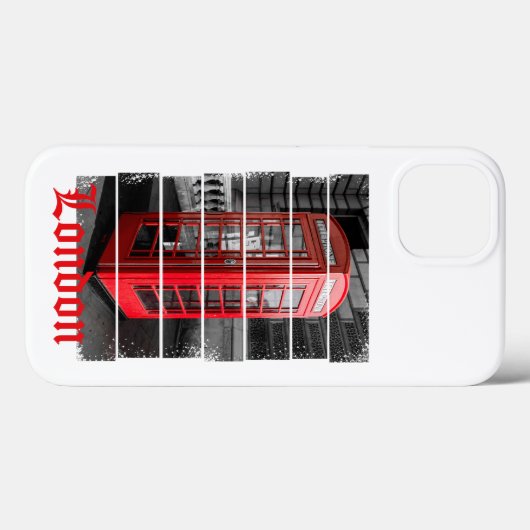 London Phone Box Souvenir Case-Mate iPhone Case (Achterkant (horizontaal))