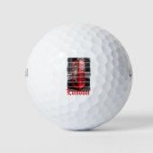 London Phone Box  Souvenir Golfballen (Voorkant)